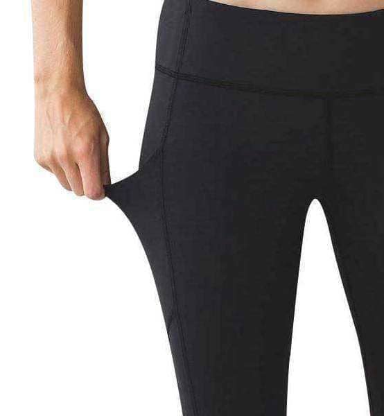 Black Live In Casual Leggings (Side Thigh Pockets)