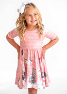 The Angels Sing - Bamboo Ava Girls Long Sleeve Twirl Hugs Dress - WINTER 2022