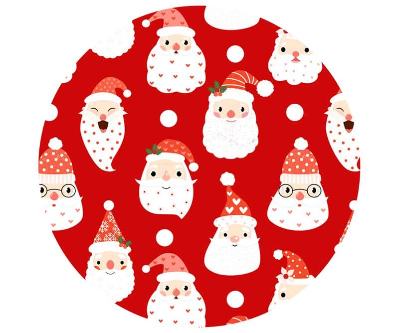 Merry Santa Girls Mini Charley Swing Style  Dress