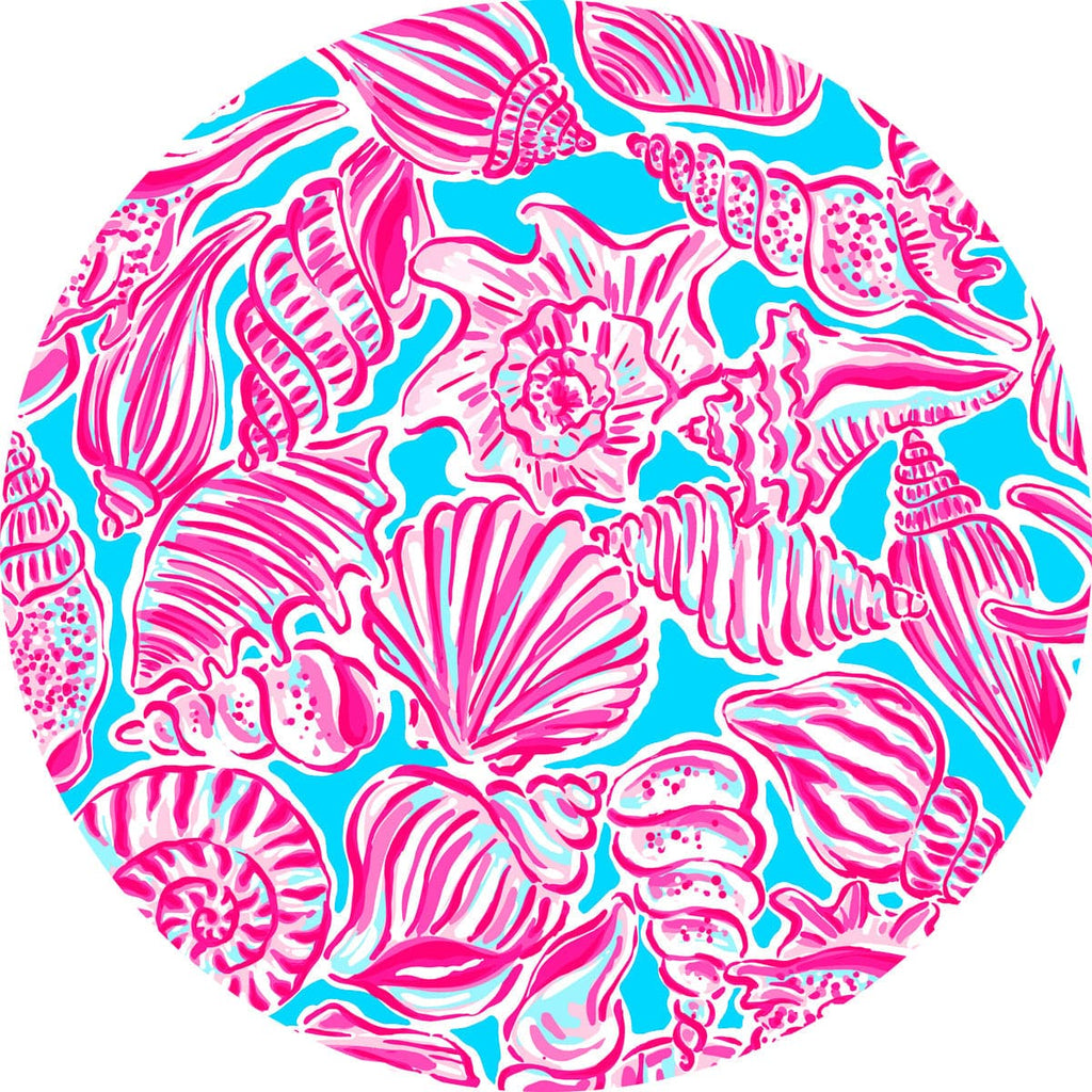 Seashells by the Sea Shore - Mia Girls Ruffle Top One Piece Swim Suit