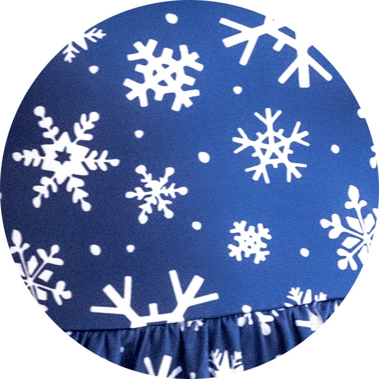Snowy Night - Ava - Girls Long Sleeve Twirl Hugs Dress WINTER 2022